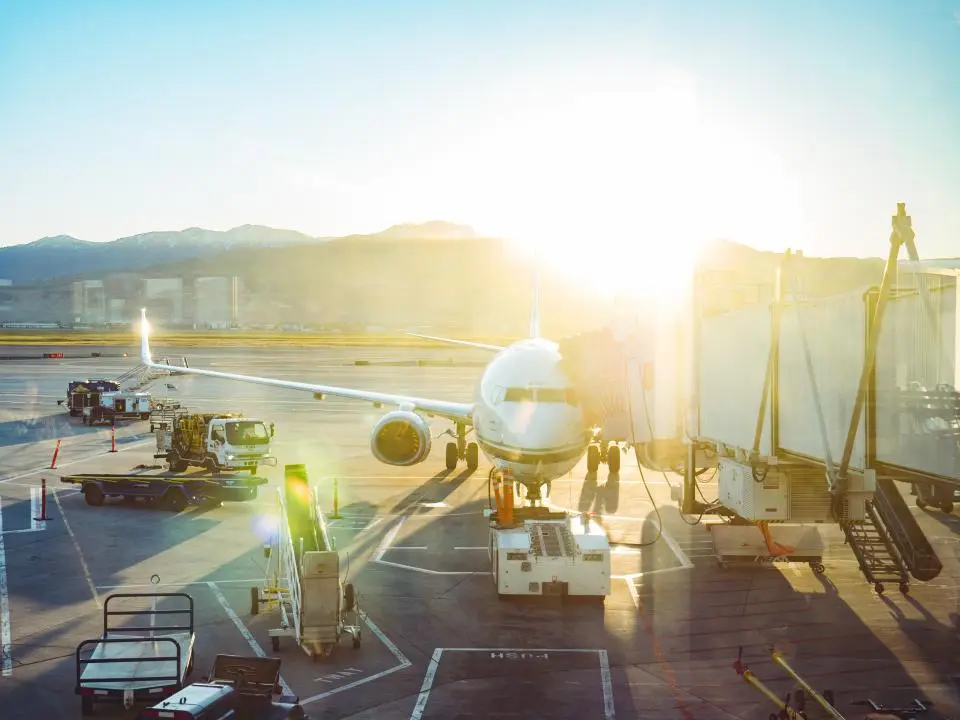 Aeroportda təyyarə və yük texnikası — xaricdən gələn bağlamalar gömrükdən keçir